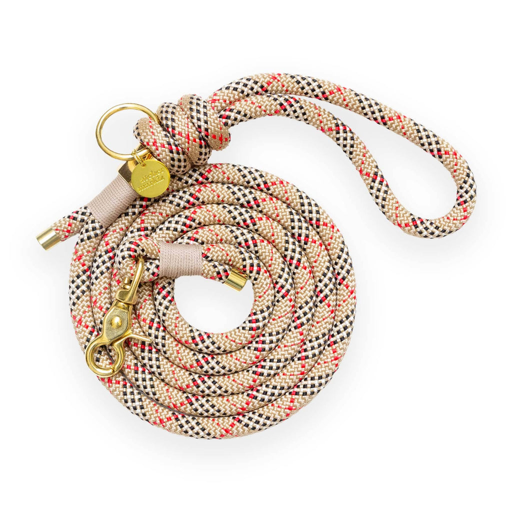 Laisse en Corde Scottish Tartan