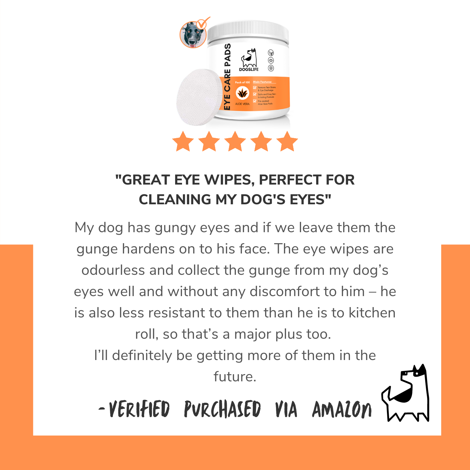 Oogdoekjes voor honden